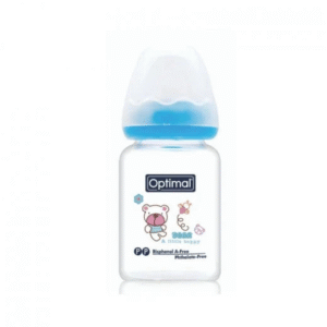 GLASS FEEDING BOTTLE 60ml BLUE