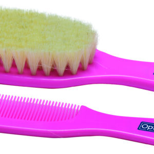 HAIR BRUSH&COMB SET BLUE 'PINK 'WHITE
