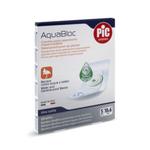 "5 SAQUABLOC PLASTERS 10X6 STERILE ANTIB
"