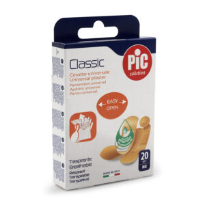 "20 PLASTERS CLASSIC MIX MM ANTIBACTER
"