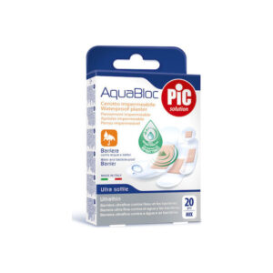 20 PLASTERS AQUABLOC MIX ANTIBACTER