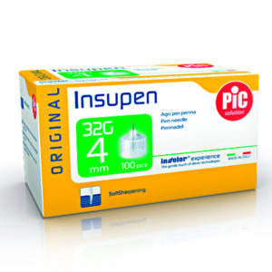 PEN NEEDLE PIC INSUPEN OR G32X4 100P FR